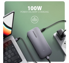 AXAGON USB-C 10Gbps GEN2COMBO 12in1 Hub | HMC-12GM2