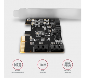AXAGON PCIe Controller 4x SATA 6G | PCES-SA4X4