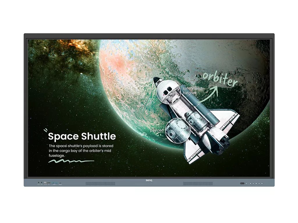Benq Education Interactive | RE7504 | Precision IR | 75 " | 450 cd/m² | Landscape | 18/7 | Android | A73 × 4 + A53 × 4 | Touchscreen | 450 cd/m² | 8 ms