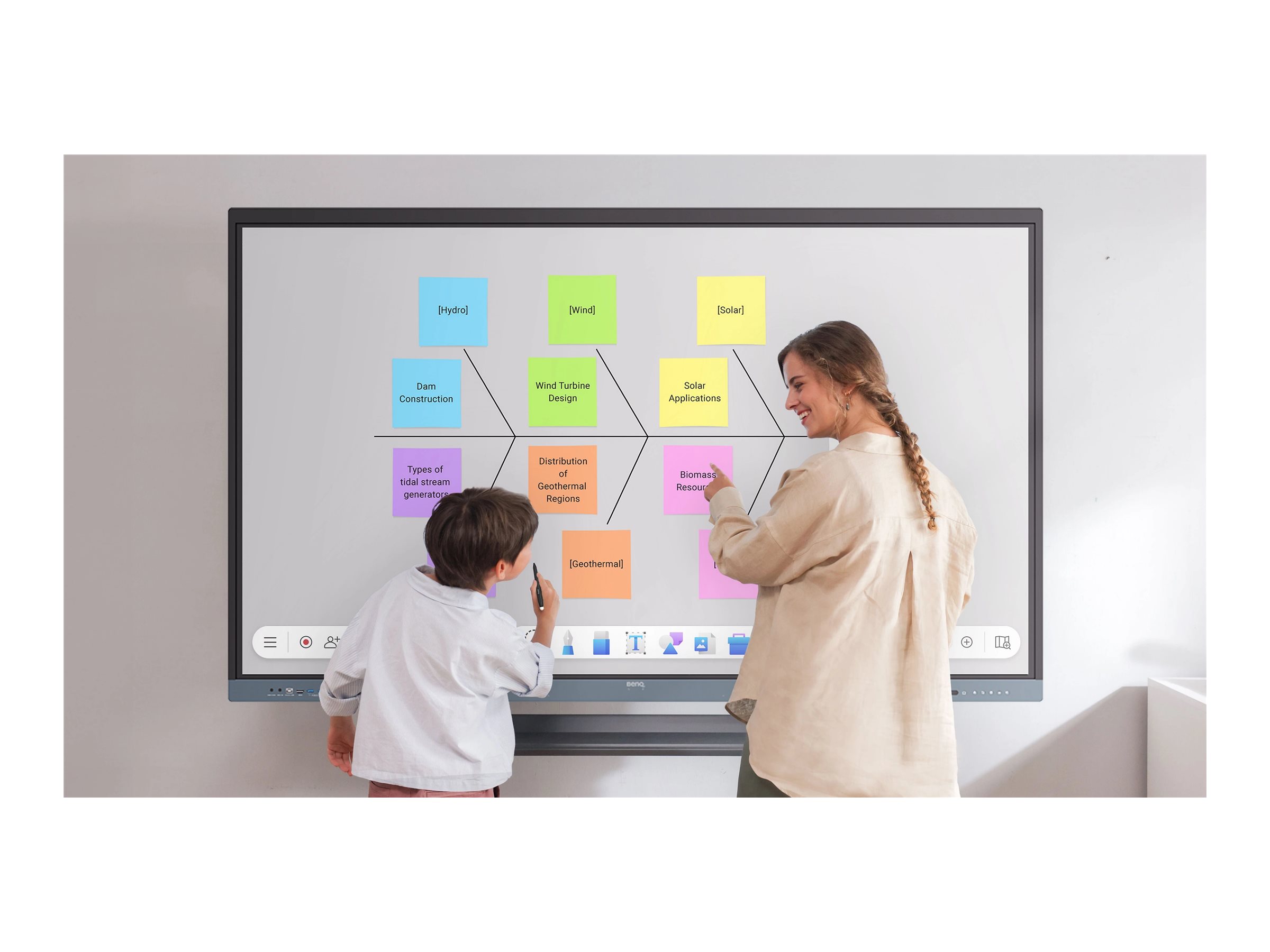 Benq Education Interactive | RE7504 | Precision IR | 75 " | 450 cd/m² | Landscape | 18/7 | Android | A73 × 4 + A53 × 4 | Touchscreen | 450 cd/m² | 8 ms