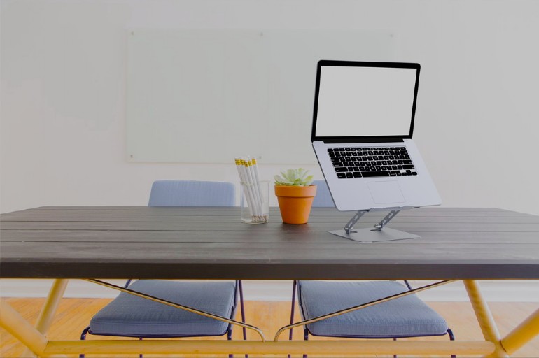 Gembird | NBS-D1-04 | Foldable Notebook Riser Stand | Fits up to size 11-15.6 " | Notebook Stand | Spacegrey