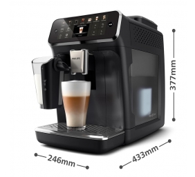 Philips | Coffee machine | EP4441/50 | Pump pressure 15 bar | Built-in milk frother | Fully Automatic | 1500 W | Black