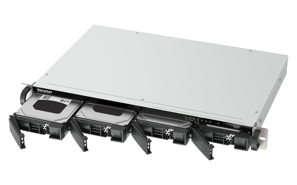QNAP Compact 1U short-depth rackmount 2.5GbE NAS | TS-433eU | Cortex-A55 | 4 GB