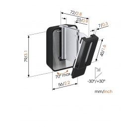 Vogels | Loundspeaker Mount | Turn, Tilt | Maximum weight (capacity) 5 kg | Black