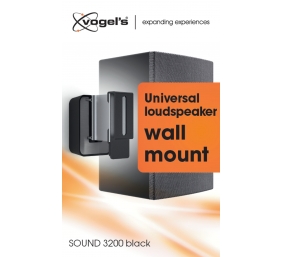 Vogels | Loundspeaker Mount | Turn, Tilt | Maximum weight (capacity) 5 kg | Black