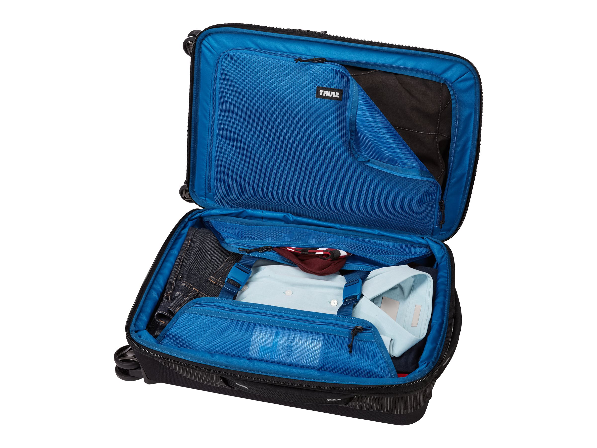 Thule | C2S-22 Crossover 2 | Expandable Carry-on Spinner | Luggage | Black