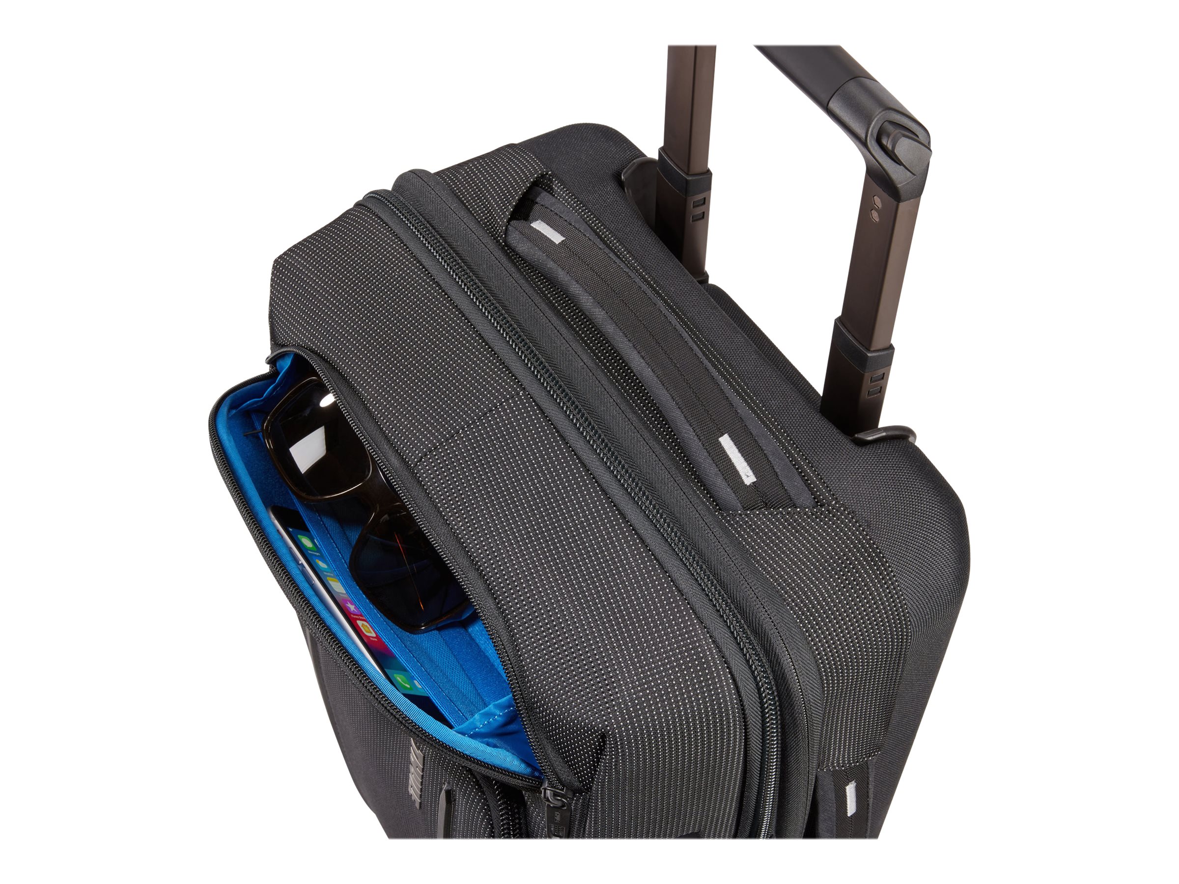 Thule | C2S-22 Crossover 2 | Expandable Carry-on Spinner | Luggage | Black
