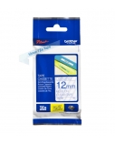 Brother TZE-133 (TZE133) Laminuotos ženklinimo juostos kasetė, Blue on Clear 12mm, 8m