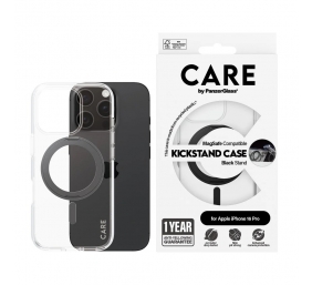 CARE Feature Case | Back cover | Apple | iPhone 16 Pro | Recycled plastic | Transparent | MagSafe