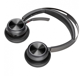 Poly Voyager Focus 2 Belaidės ausinės, Bluetooth, USB-C/A Adapter, Charging stand, Juoda