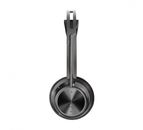 Poly Voyager Focus 2 Belaidės ausinės, Bluetooth, USB-C/A Adapter, Charging stand, Juoda