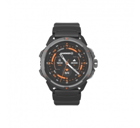 Hammer Watch 2 | Smart watch | GPS (satellite) | AMOLED | 1.5" | Waterproof | Black
