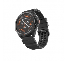 Hammer Watch 2 | Smart watch | GPS (satellite) | AMOLED | 1.5" | Waterproof | Black