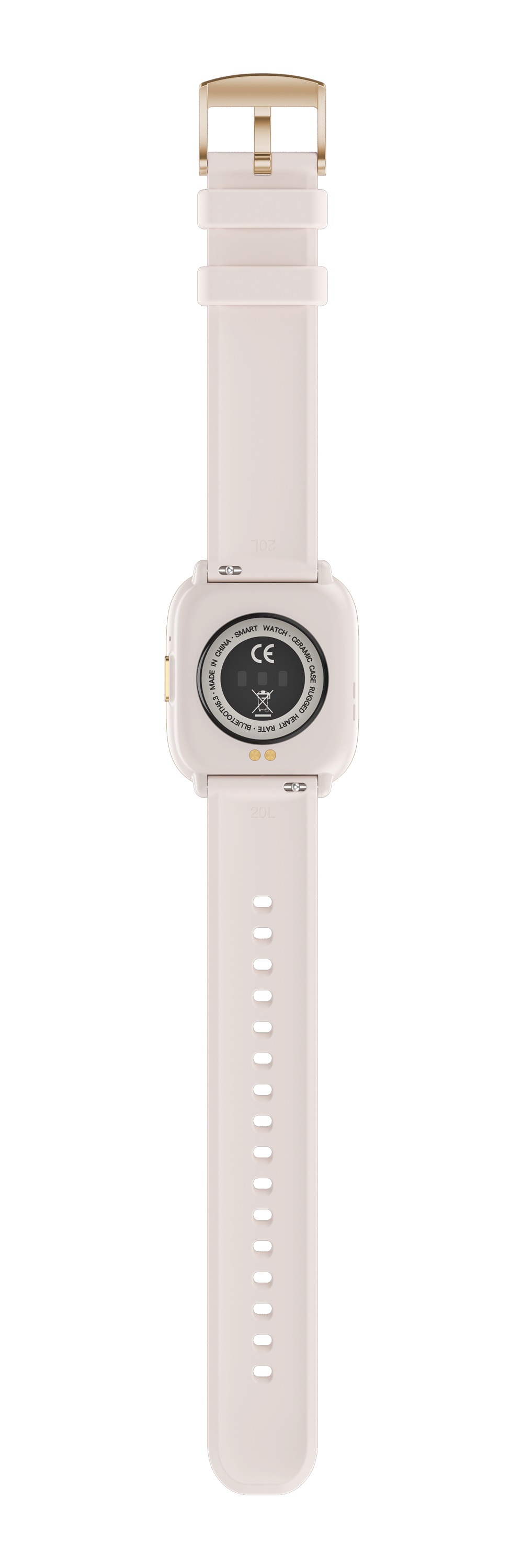 myPhone Watch Pastel | Smart watch | AMOLED | 1.75" | Waterproof | Cold Cream
