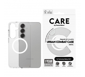 CARE Back protection | Samsung | Galaxy S25+ | Recycled plastic | White