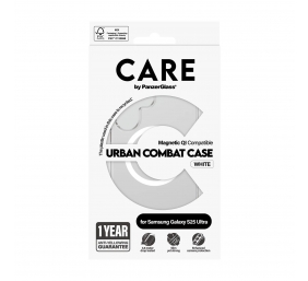 CARE Back protection | Samsung | Galaxy S25 Ultra | Recycled plastic | White