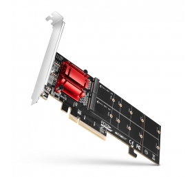 AXAGON PCIe 2x NVMe M.2 Controller | PCEM2-ND