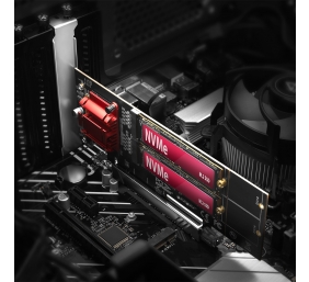 AXAGON PCIe 2x NVMe M.2 Controller | PCEM2-ND