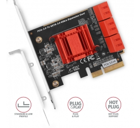 AXAGON PCIe Controller 6x SATA 6G | PCES-SA6