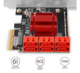 AXAGON PCIe Controller 6x SATA 6G | PCES-SA6
