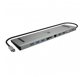 Raidsonic Docking Station | IB-DK2106a-CPD | Ethernet LAN (RJ-45) ports 1 | VGA (D-Sub) ports quantity 1 | HDMI ports quantity 2