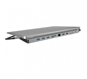 Raidsonic Docking Station | IB-DK2106a-CPD | Ethernet LAN (RJ-45) ports 1 | VGA (D-Sub) ports quantity 1 | HDMI ports quantity 2