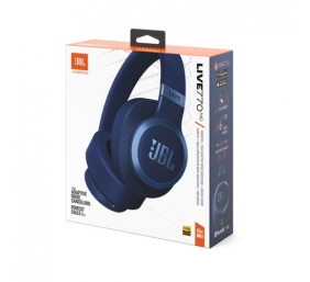 JBL Live 770NC Belaidės/Laidinės ausinės, Bluetooth, 3.5mm jack, Mėlyna
