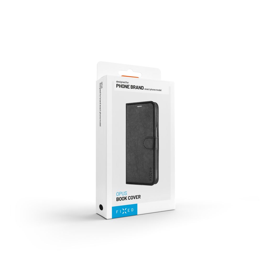 Fixed Opus | Book Case | Xiaomi | Redmi Note 14 5G | Leather | Black