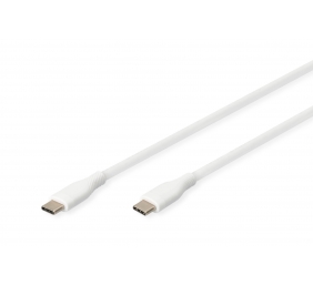 Digitus Silicone Connection Cable | AK-300341-010-W | USB-C to USB-C