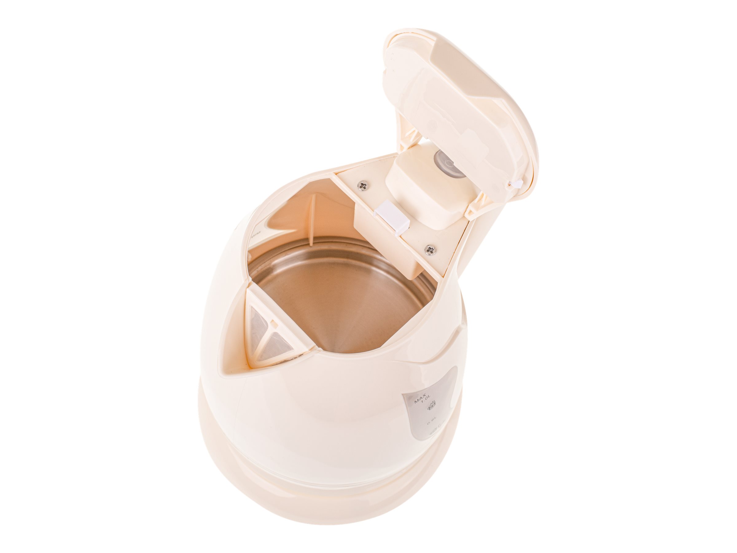 Adler | Kettle | AD 08 b | Standard | 850 W | 1 L | Plastic | 360° rotational base | Beige