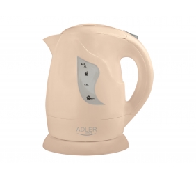 Adler | Kettle | AD 08 b | Standard | 850 W | 1 L | Plastic | 360° rotational base | Beige