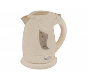 Adler | Kettle | AD 08 b | Standard | 850 W | 1 L | Plastic | 360° rotational base | Beige