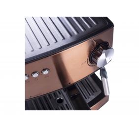 Adler | Espresso coffee machine | AD 4404cr | Pump pressure 15 bar | Built-in milk frother | Semi-automatic | 850 W | Cooper/ black