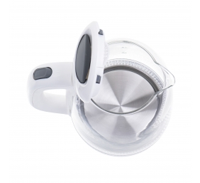 Mesko | Kettle | MS 1302w | Electric | 2200 W | 1.7 L | Glass | 360° rotational base | White