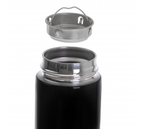 Adler | Thermal Flask | AD 4506bk | Material Stainless steel/Silicone | Black