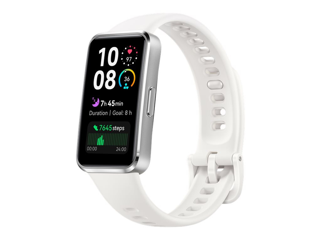 Huawei Band 10 | 1.47 inch AMOLED | Touchscreen | Heart rate monitor | Waterproof | Bluetooth | White