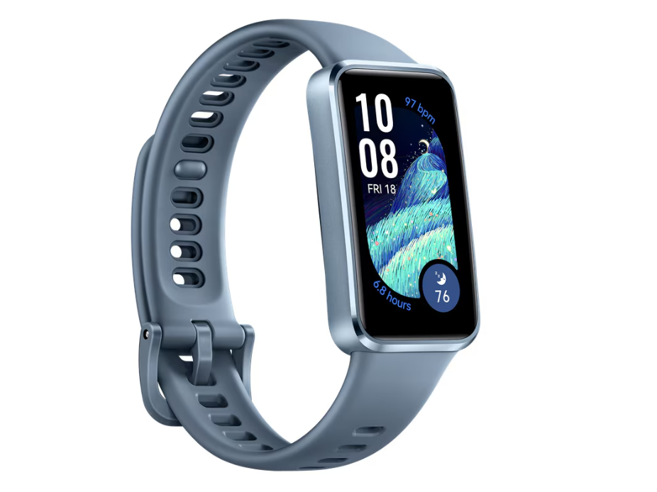 Huawei Band 10 | 1.47 inch AMOLED | Touchscreen | Heart rate monitor | Waterproof | Bluetooth | Blue