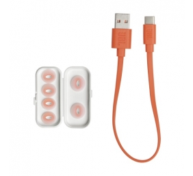 JBL Tune Flex Ghost Edition Belaidės ausinės Earbuds, Ghost White