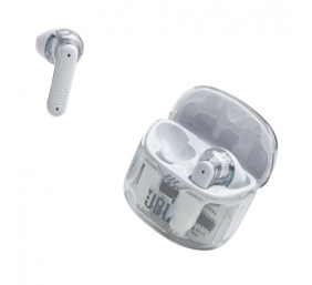 JBL Tune Flex Ghost Edition Belaidės ausinės Earbuds, Ghost White