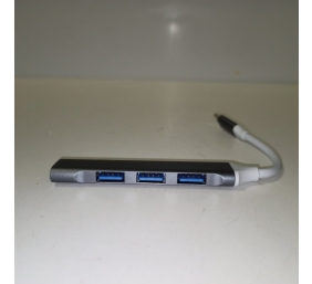 Ecost prekė po grąžinimo Ecost customer return AYCLIF Port Hub USB-C to 4 x USB-A 3.0, Gray