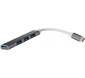 Ecost prekė po grąžinimo Ecost customer return AYCLIF Port Hub USB-C to 4 x USB-A 3.0, Gray