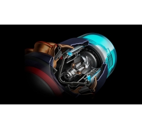 Dyson Gen5 Detect Absolute Belaidis dulkių siurblys, Midnight Blue/Copper
