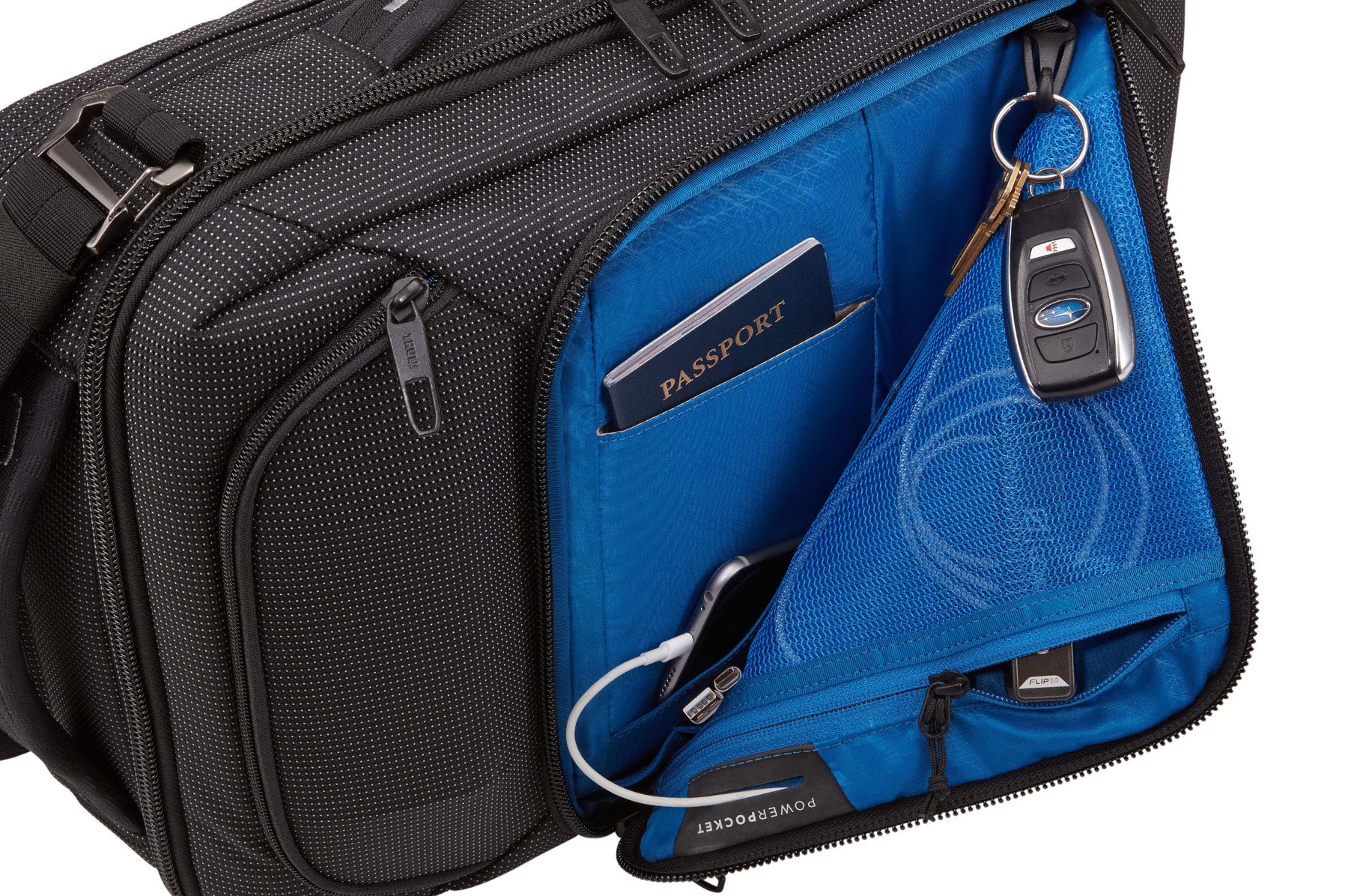 Thule | C2CB-116 | Crossover 2 | Fits up to size 15.6 " | Messenger - Briefcase/Backpack | Black | Shoulder strap