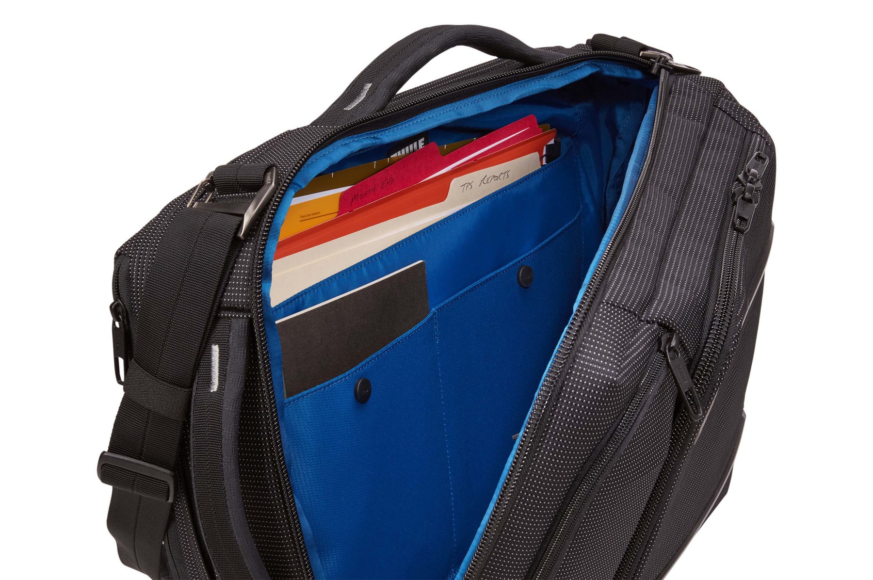 Thule | C2CB-116 | Crossover 2 | Fits up to size 15.6 " | Messenger - Briefcase/Backpack | Black | Shoulder strap