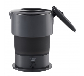 Adler Silicon Travel Kettle | AD 1377 | Travel Kettle | 600 W | 0.6 L | Silicon | Grey