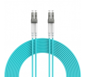 Cablexpert Multimode Duplex OM4 50/125 Fiber Optic Cable, 0.5 m | CFO-MDOM4-LC/LC-0.5M