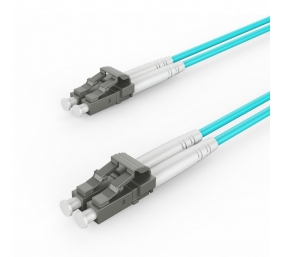 Cablexpert Multimode Duplex OM4 50/125 Fiber Optic Cable, 0.5 m | CFO-MDOM4-LC/LC-0.5M