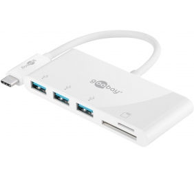 Goobay USB-C Multiport Adapter to 3x USB-A, Cardreader | 62097