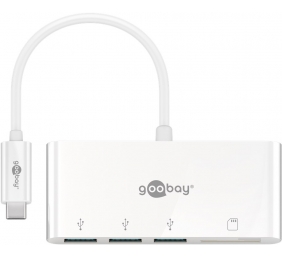 Goobay USB-C Multiport Adapter to 3x USB-A, Cardreader | 62097