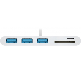 Goobay USB-C Multiport Adapter to 3x USB-A, Cardreader | 62097